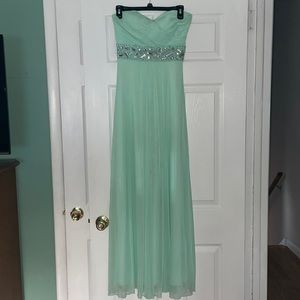 Sea Foam Prom Dress